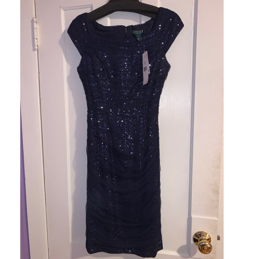 RALPH LAUREN NAVY BLUE DRESS SIZES 4 & 6 AVAILABLE